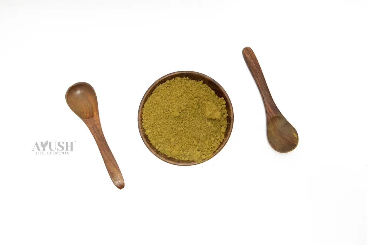 Henna Leaves Powder — AYUSH LIFE ELEMENTS product photo 1